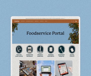 B2B Portal Design for Tractor